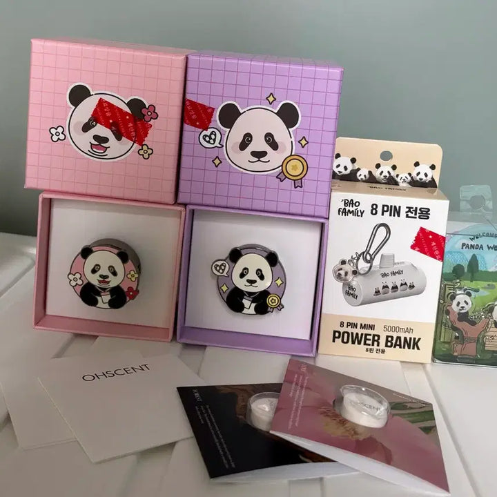 [BUNJANG] LeBao HuiBao Bundle Set Display Fragrance Holder &amp; Accessories / 루이바오 후이바오 일괄판매