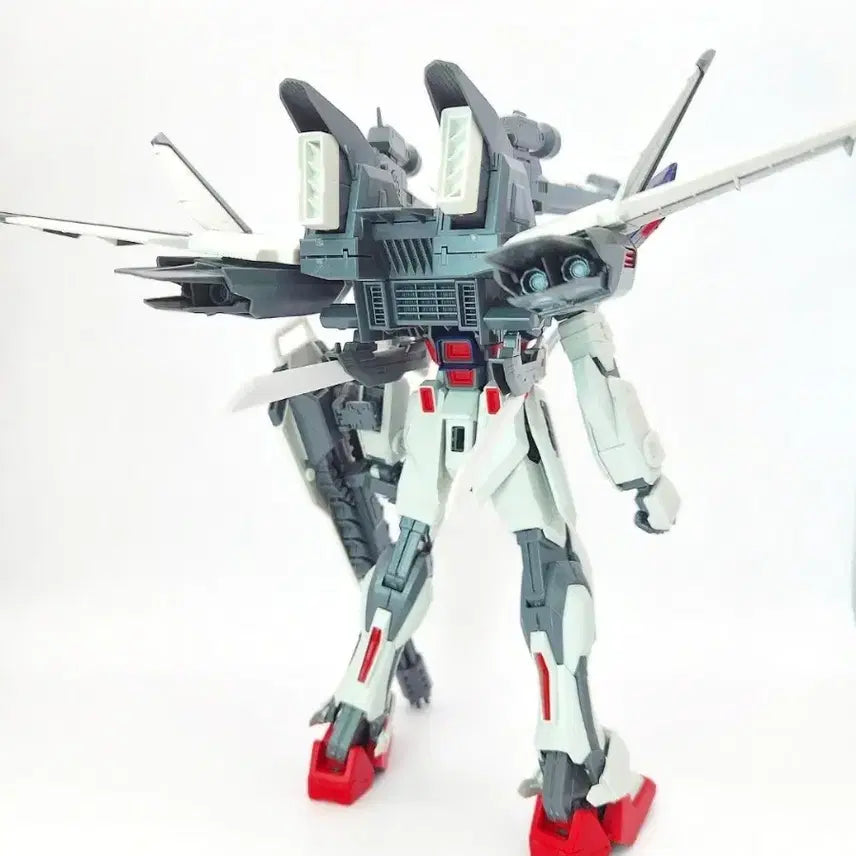 [BUNJANG] Bandai MG Strike IWSP Lucas Custom Unit Partially Assembled Model Kit / 반다이 MG 스트라이크 IWSP 루카스 전용기 가조립