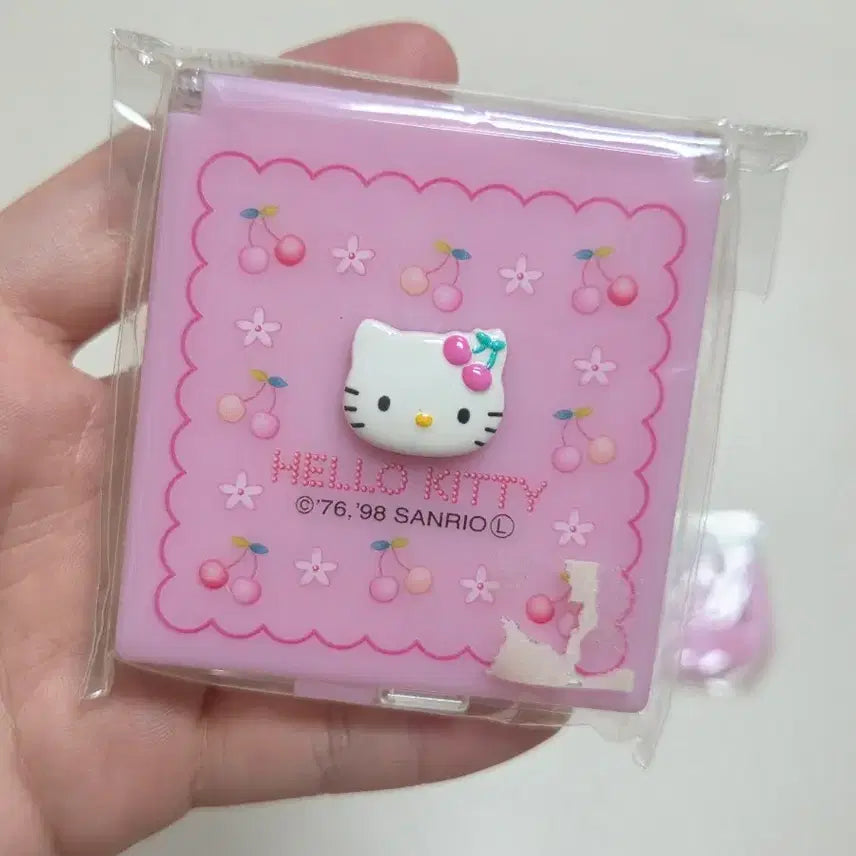 [BUNJANG] Sanrio Classic Kitty "Cherry Kitty" Mirror, Comb, Storage Case / 개별)고전키티 체리키티 거울 빗 보관함 케이스