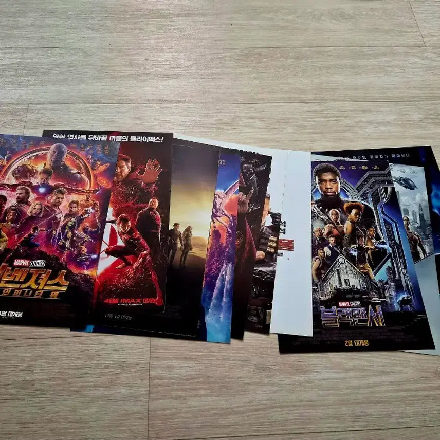 [BUNJANG] Marvel Movie Leaflets Set (Avengers, Thor, Eternals) / 마블 전단 10종(어벤저스 인피니티 워, 토르, 이터널스 등)
