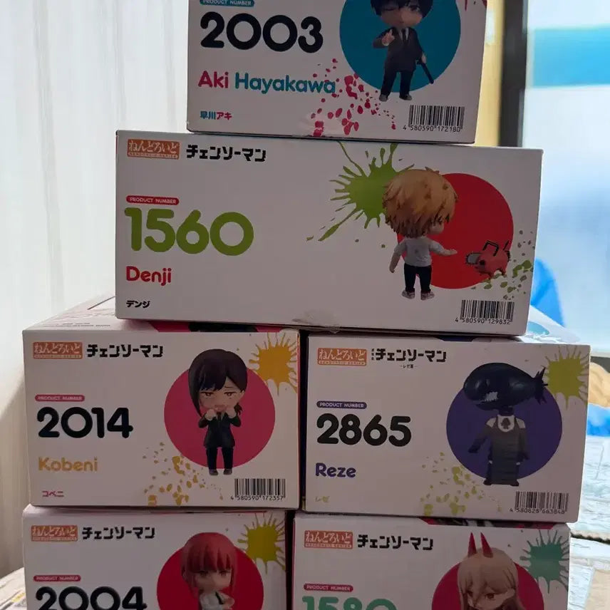 [BUNJANG] Chainsaw Man Nendoroid 6 Figure Full Set / 체인소맨 넨도로이드 6종 일괄 풀세트 판매