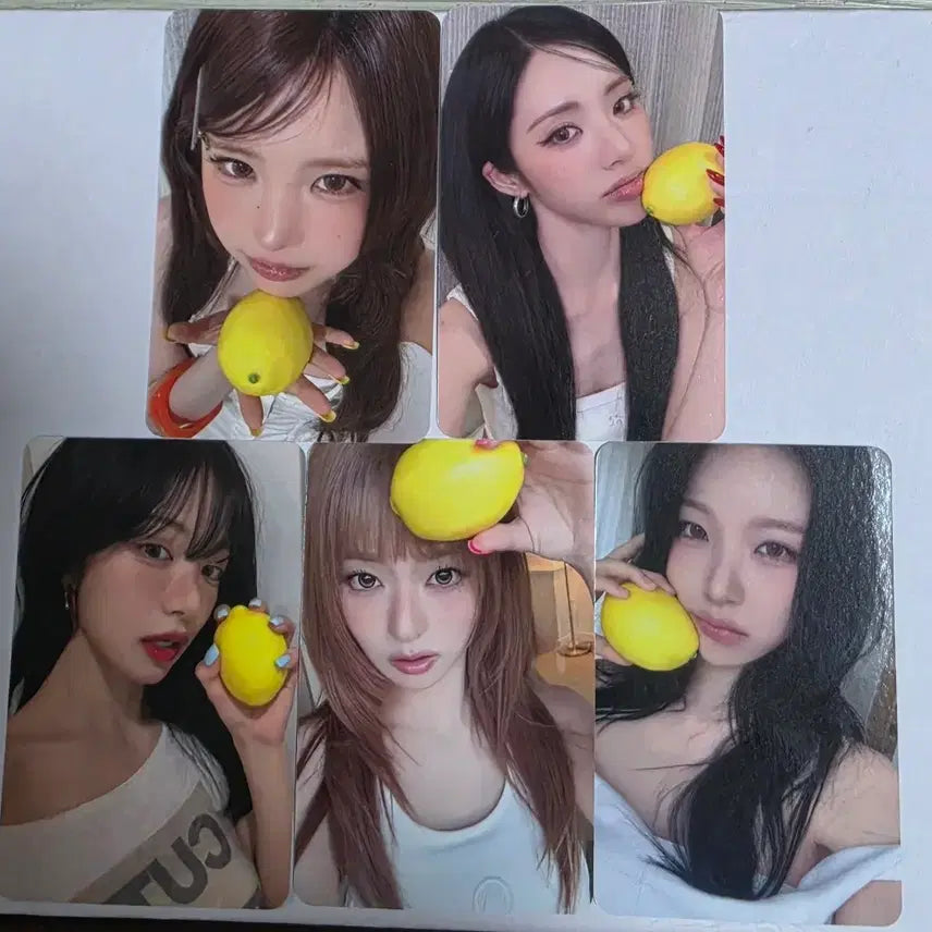 [BUNJANG] fromis_9 2nd Album Glow ME Photobook Apple Music Pre-order POB Photocard Set / 프로미스나인 2집 Glow ME 포토북 애플뮤직 프리오더 특전 포토카드 5종 일괄