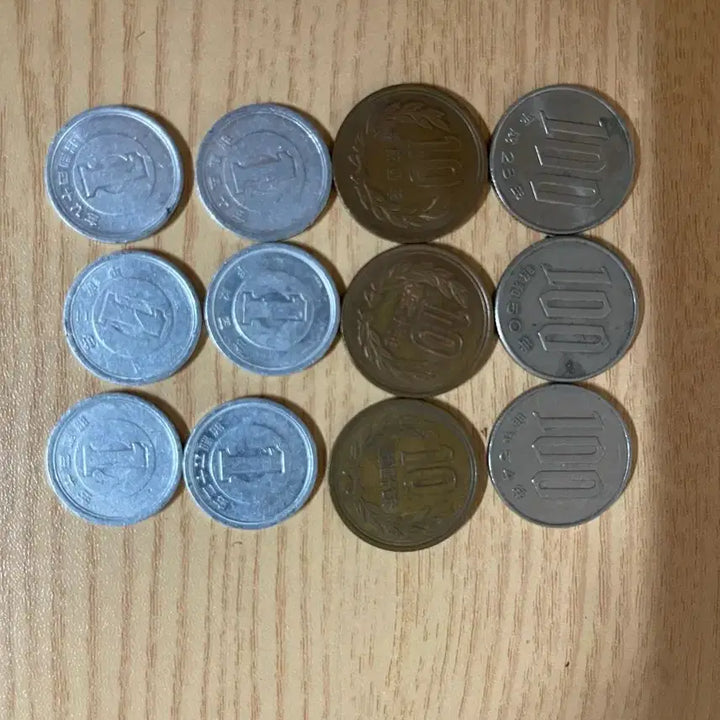 [BUNJANG] Japanese 100 Yen, 10 Yen, and 1 Yen Coin Set / 일본 동전 100엔 10엔 1엔 세트