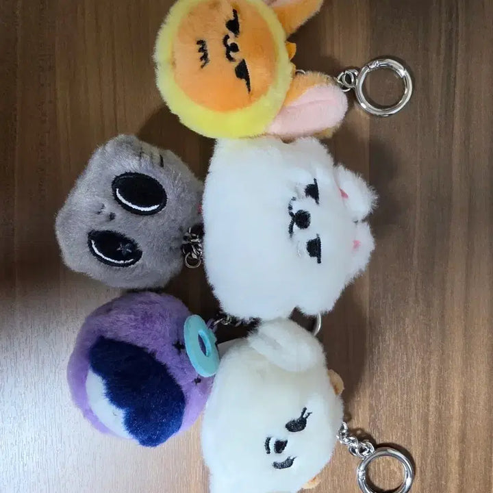[BUNJANG] Bbunz Face Keyring Bundle Set Unsealed / 뿔바투 페이스키링 일괄 단순개봉