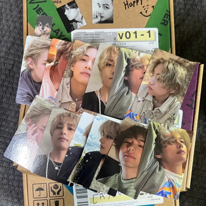 [BUNJANG] BTS V Taehyung Layover 4-Set Bundle / 방탄 bts 뷔 v 태형 레이오버 layover 4종 세트