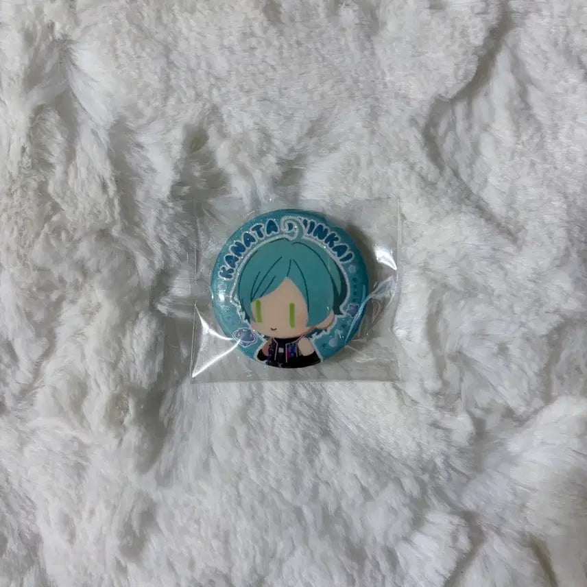 [BUNJANG] Ensemble Stars! Shinkai Kanata Yuseitai Plush Doll Button Badge (Chūsta) / 앙스타 봉제 인형 누이 단추 뱃지 신카이 카나타 유성대 중스타 캔뱃지