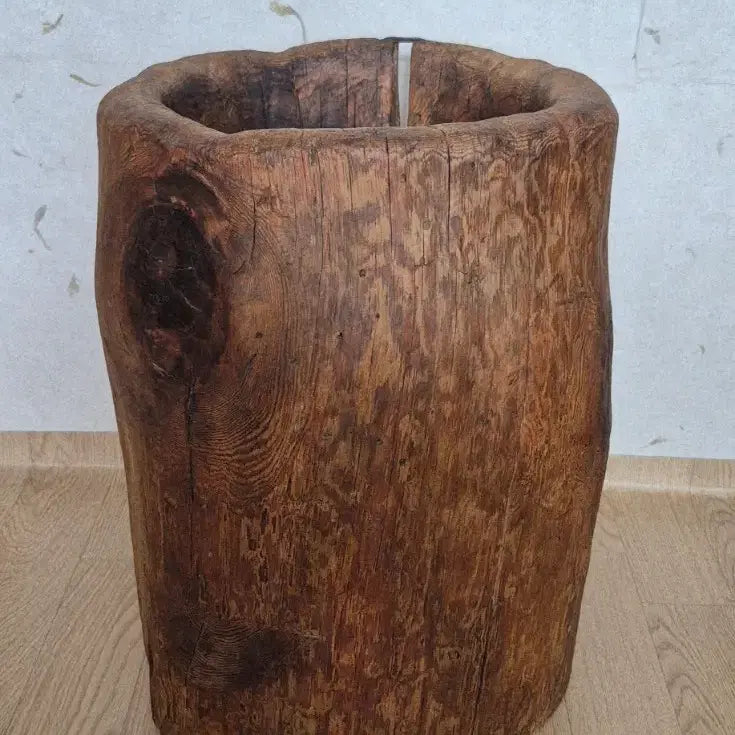 [BUNJANG] Pine Wood Mortar / 민속품