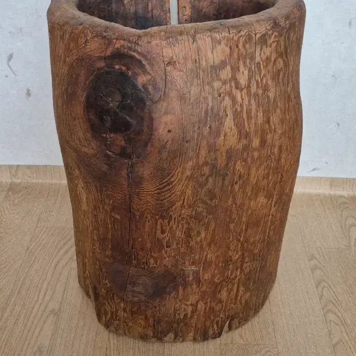 [BUNJANG] Pine Wood Mortar / 민속품
