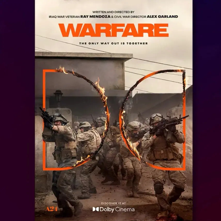 [BUNJANG] Warfare Dolby Poster / [워페어] 돌비 포스터