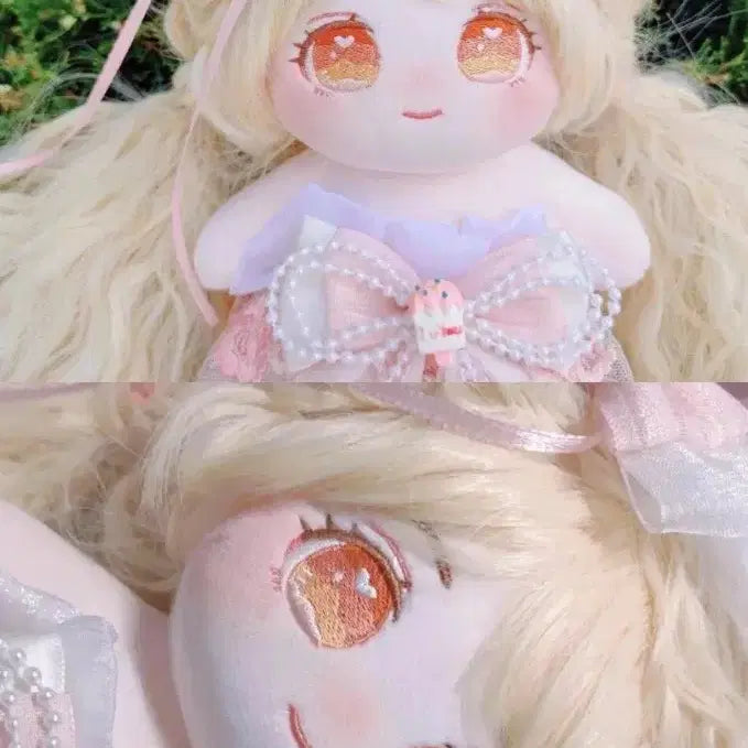[BUNJANG] 20cm Unaffiliated Bibi Doll with High-Heat Fiber Wig / 무속성 비비 20cm 솜인형