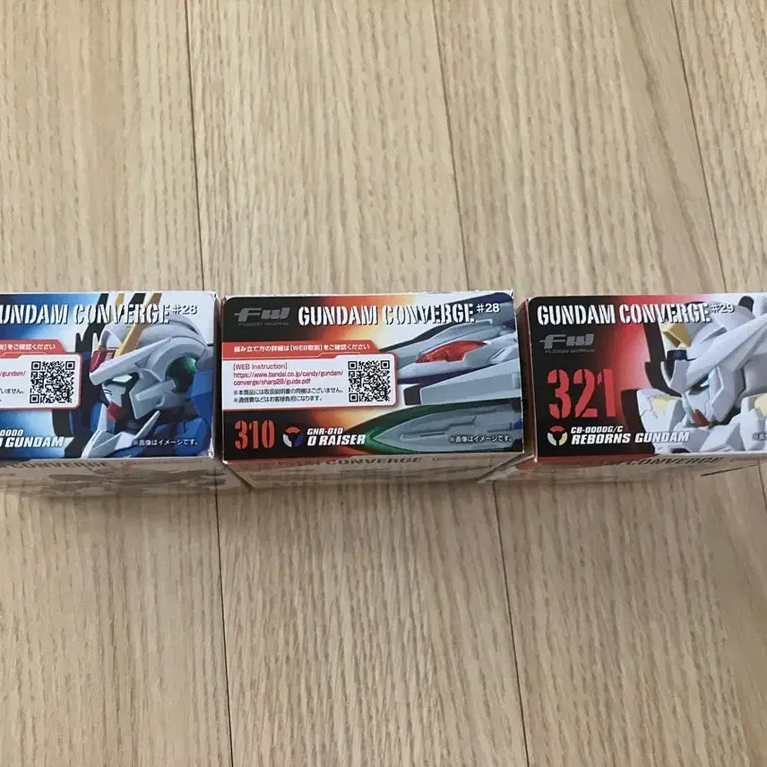 [BUNJANG] Bandai Gundam Converge 00 Raiser &amp; Reborns Gundam Bundle Set / 반다이 건담 컨버지 더블오라이저 리본즈건담 일괄