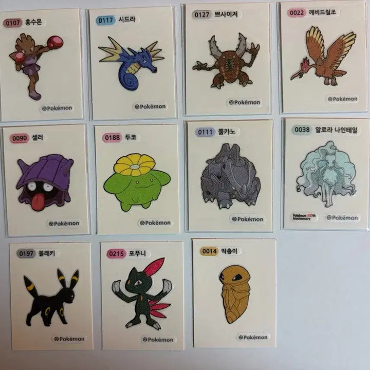 [BUNJANG] Pokemon Stickers / 포켓몬 띠부실 판매