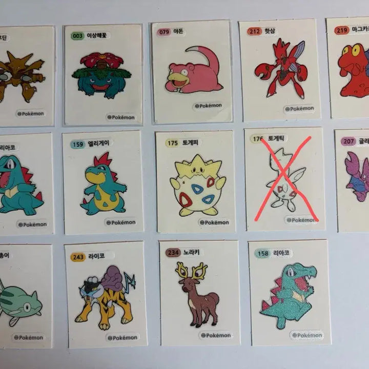 [BUNJANG] Pokemon Stickers / 포켓몬 띠부실 판매