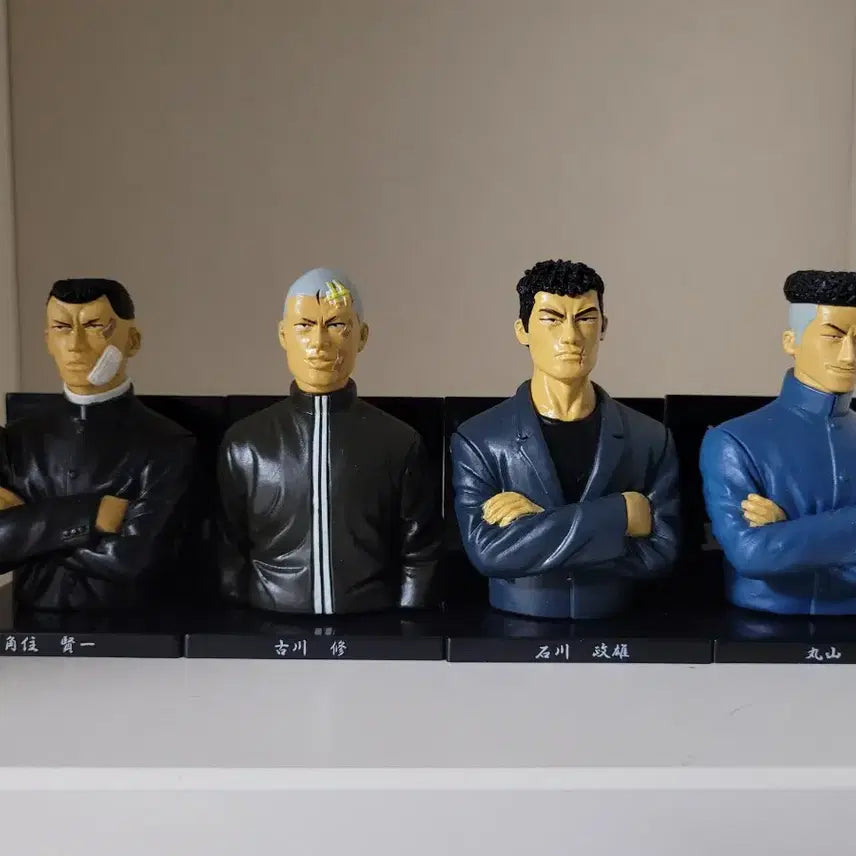 [BUNJANG] Crows Worst Kurodaki Union Bust Figure Set (4 Types) / 크로우즈 워스트 쿠로다키연합 흉상 피규어 4종 세트