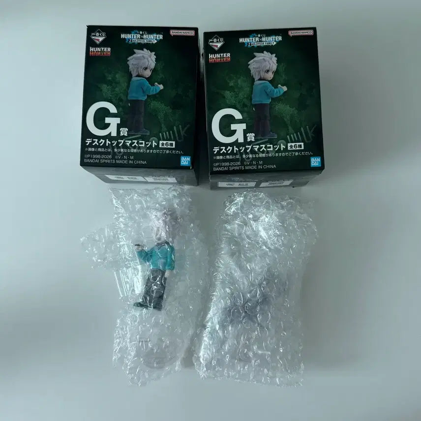 [BUNJANG] Hunter x Hunter Ichiban Kuji Kurapika Canary G Prize Figure (Sealed Bundle Set) / (미개봉/일괄)헌터X헌터 이치방쿠지 제일복권 키르아 카나리아 g상 피규어 미개봉