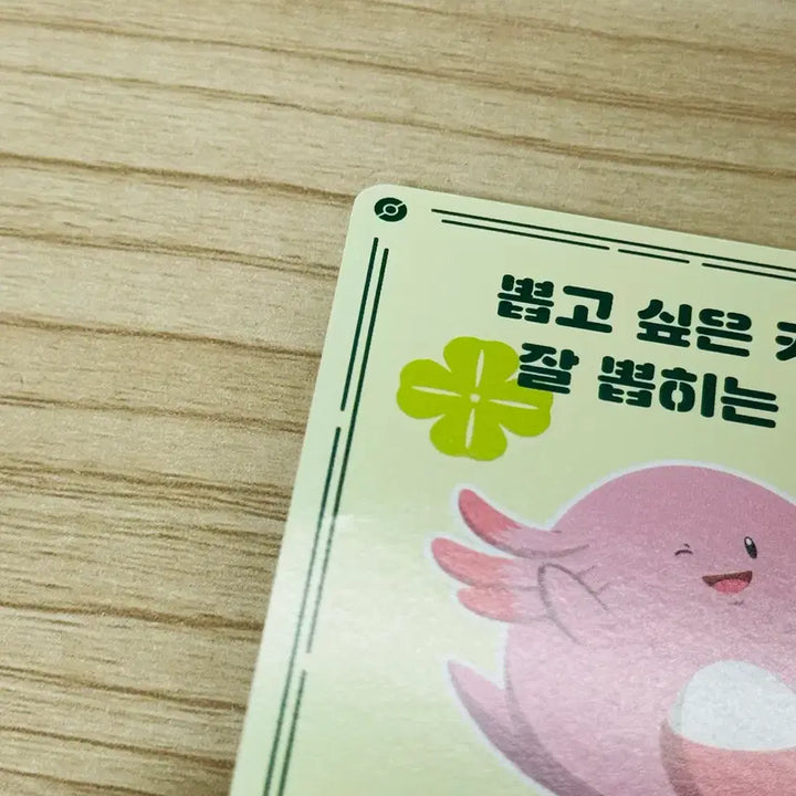 [BUNJANG] Pokemon Card Lucky Draw Ad Paper / [포켓몬카드 한판] 럭키 금손기원 광고지
