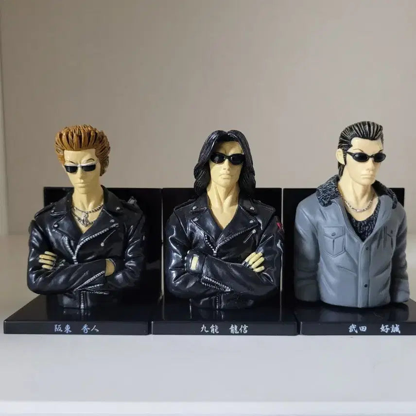 [BUNJANG] Crows Worst Busho Sensen Bust Figure Set of 3 / 크로우즈 워스트 무장전선 흉상 피규어 3종 세트