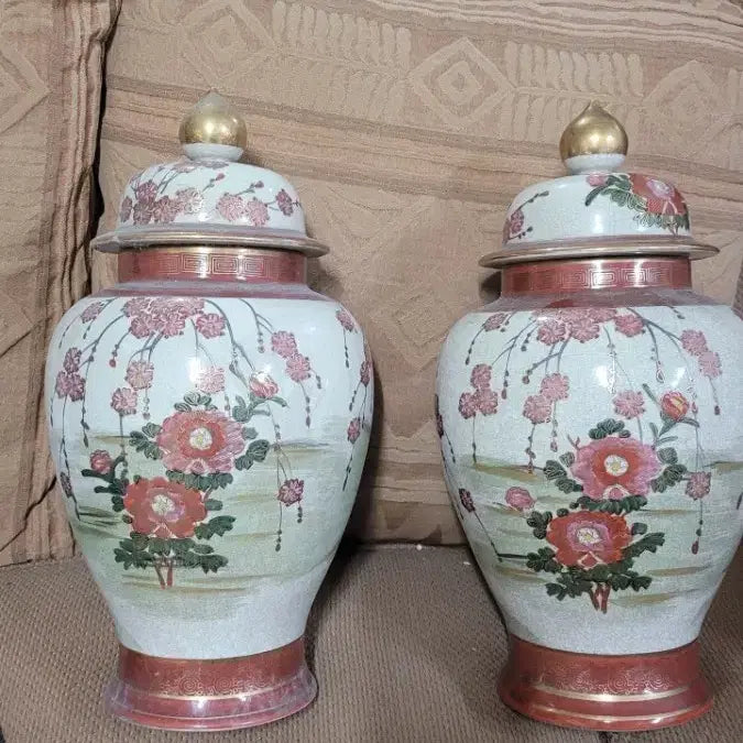 [BUNJANG] Vintage Japanese Ceramic Set with Lid / 일본 빈티지 도자기