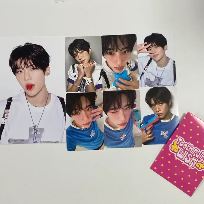 [BUNJANG] NCT WISH Sion Signature Set Photocard Postcard Bundle Set / [당일발송] 엔시티 위시 시온 시그 트레카, 엽서 일괄