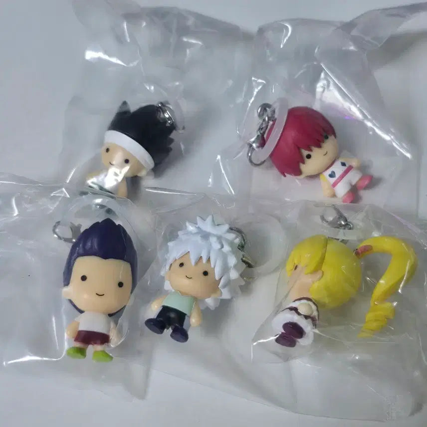 [BUNJANG] Hunter x Hunter Majirushi Greed Island Gacha Full Set (Gon, Killua, Hisoka, Bisuke, Razor) / 헌터x헌터 메지루시 그리드아일랜드 가챠 곤 키르아 히소카 비스케 레이저 풀세트