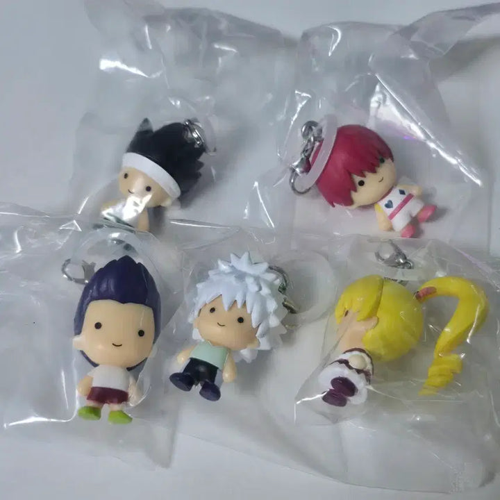 [BUNJANG] Hunter x Hunter Majirushi Greed Island Gacha Full Set (Gon, Killua, Hisoka, Bisuke, Razor) / 헌터x헌터 메지루시 그리드아일랜드 가챠 곤 키르아 히소카 비스케 레이저 풀세트
