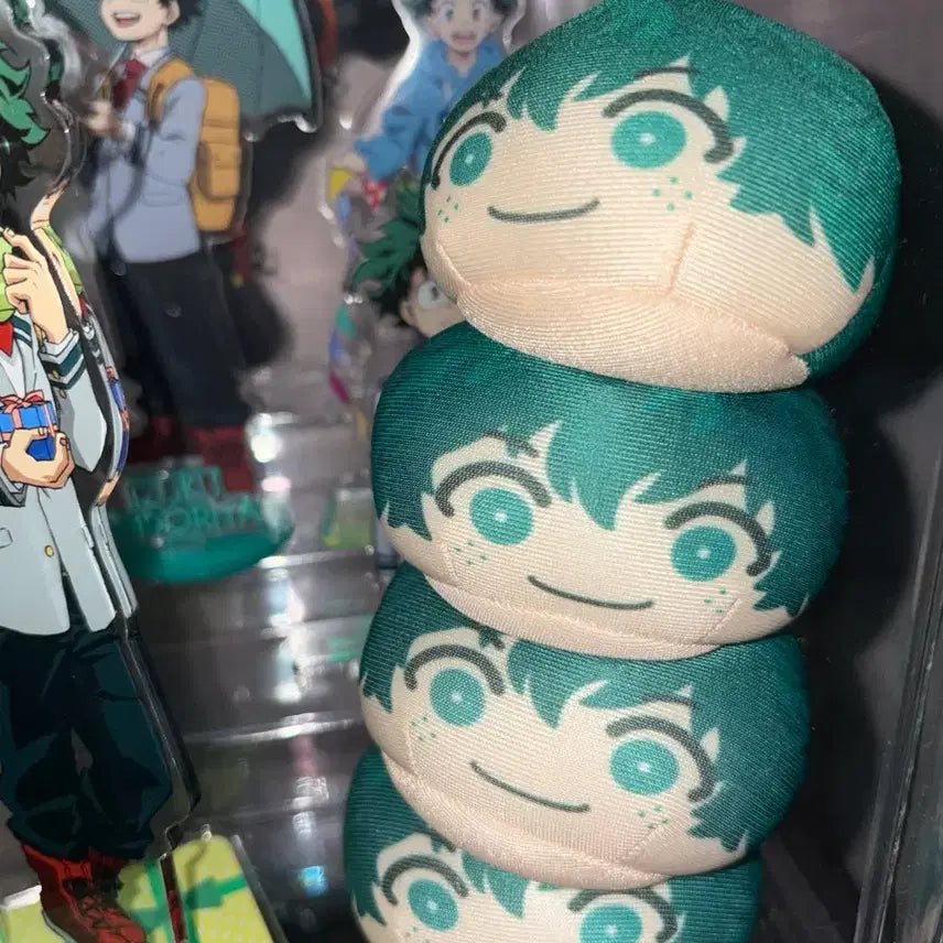 [BUNJANG] My Hero Academia Izuku Midoriya Manju 4 Piece Bundle Set / 히로아카 미도리야 만쥬 4개 일괄