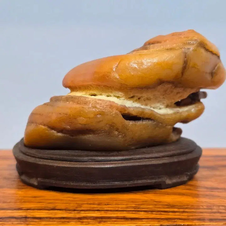 [BUNJANG] Top Stone Shaped Agate Mineral Suiseki / 26051308 좋은 기운을 내뿜는 탑석 형상의 마노석 광물 수석 팝니다