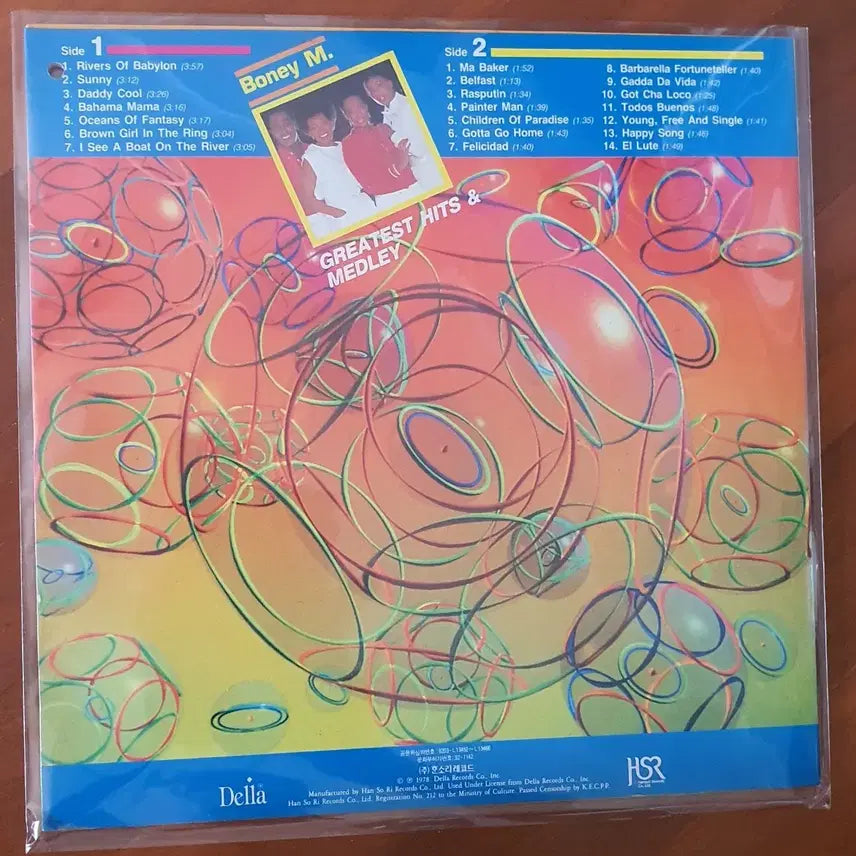 [BUNJANG] Boney M. LP Hit Medley Vinyl Record / 보니엠 lp 힛트메들리nm-