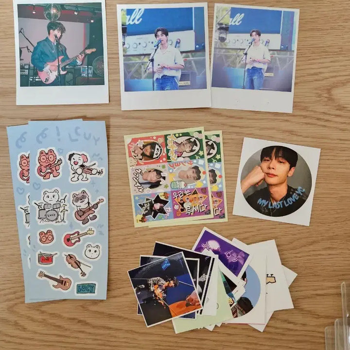 [BUNJANG] Lucy Bundle Set Photocard Yeol CD / 루시 굿즈들과 포토카드 열 CD 일괄