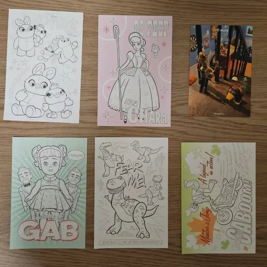 [BUNJANG] Toy Story Postcard Bundle Set / 토이스토리 엽서 일괄