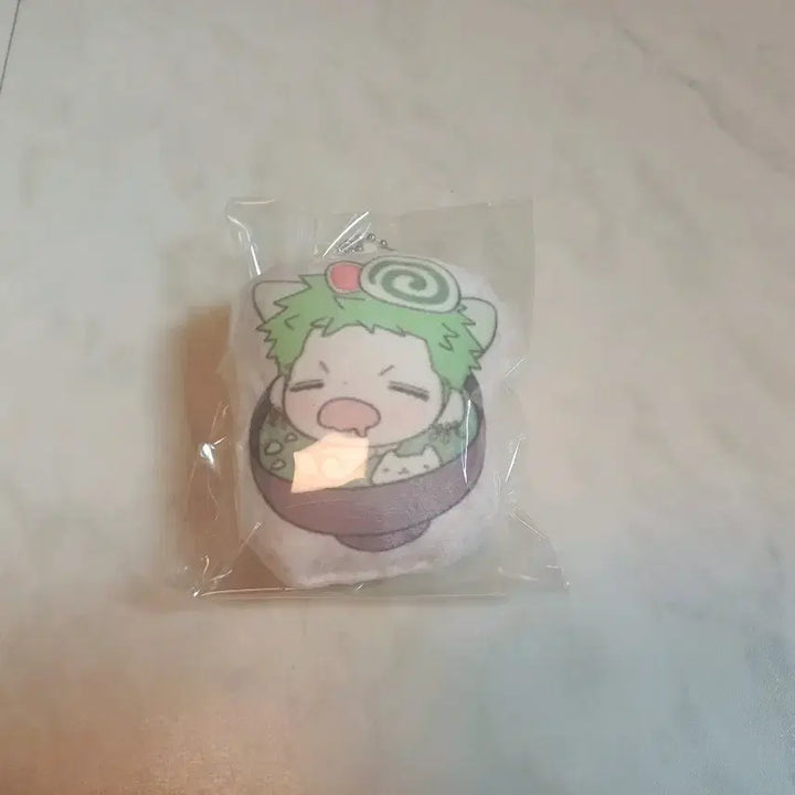 [BUNJANG] One Piece Zoro Cushion Keychain / 원피스 조로 비공굿 쿠션 키링