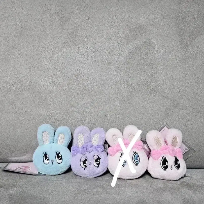 [BUNJANG] Esther Bunny Blue Bunny Face 6cm Keyring Doll / 정품 에스더버니 블루버니 얼굴 6cm 키링 인형