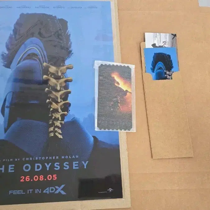 [BUNJANG] Odyssey 4DX Limited Poster (A3) Bundle Set with Original Ticket / 오디세이 4DX 리미티드 포스터 (A3) +TTT+오리지널 티켓 일괄 팝니다