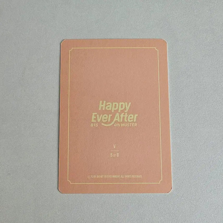 [BUNJANG] BTS Taehyung Muster Mini Photocard 