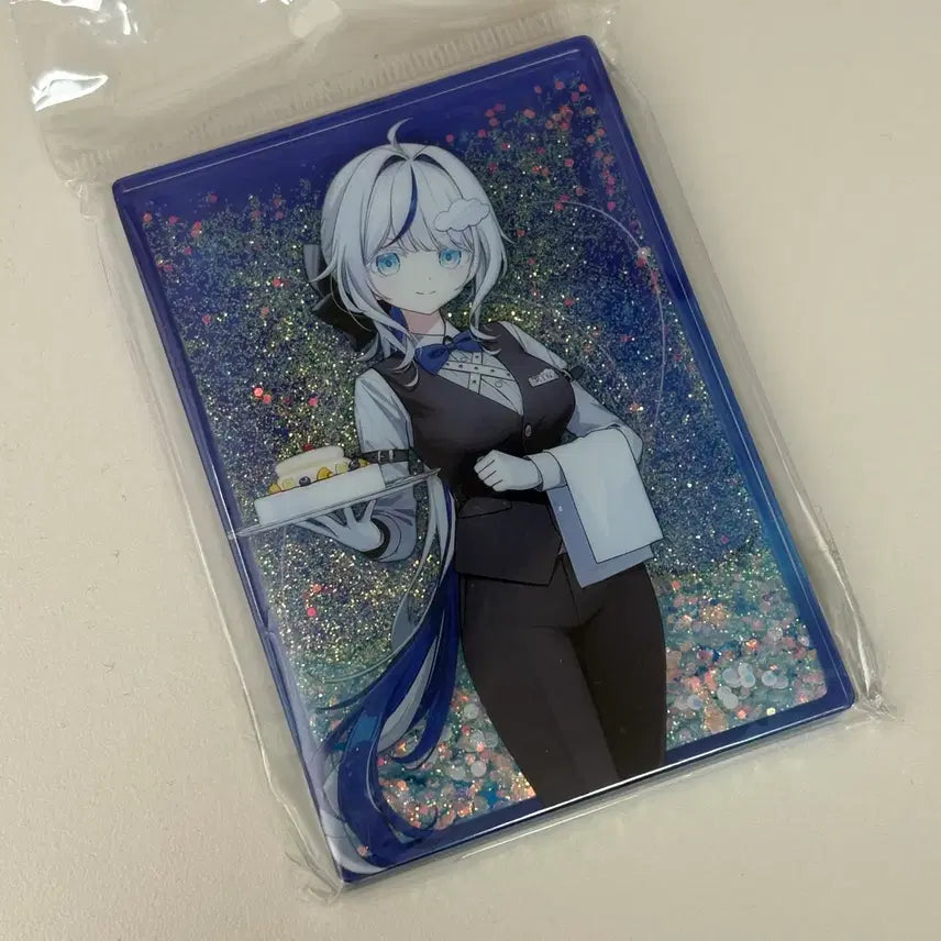 [BUNJANG] Stellive Aokumorin Animeplus Acrylic Glitter (Sealed) / 스텔라이브 아오쿠모린 애니플러스 아크릴 글리터 미개봉