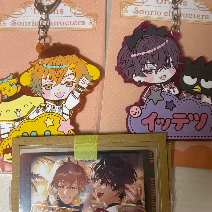 [BUNJANG] Nijisanji Usami Rito &amp; Saiki Itetsu RitoTetsu Sanrio Acrylic Keyring Set / 니지산지 우사미 리토 사이키 잇테츠 리토테츠 체키 산리오 아크릴키링