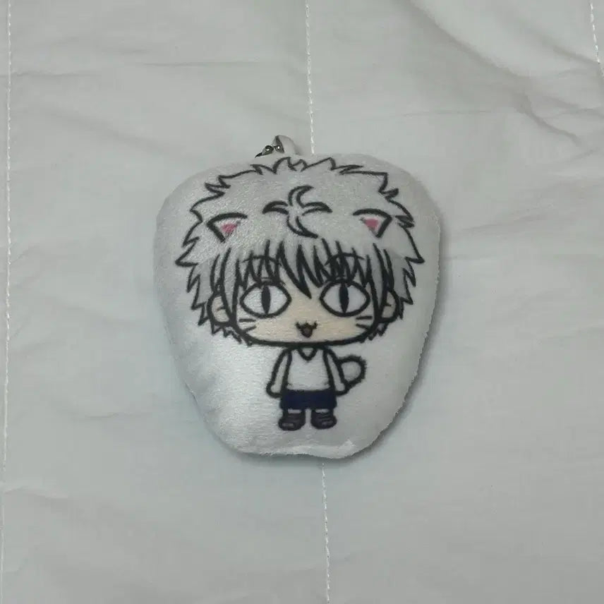 [BUNJANG] Hunter x Hunter Killua Cushion Keyring Plush Doll / 헌터헌터 머핀님 키르아 쿠션키링 인형 누이 통판