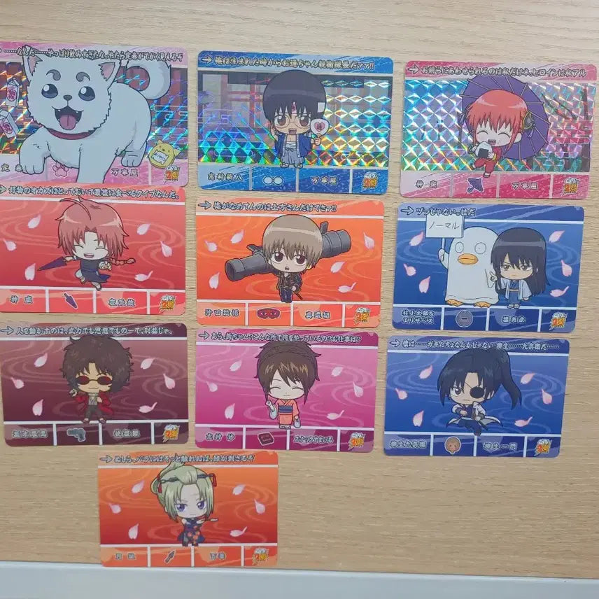 [BUNJANG] Gintama 20th Anniversary SD Photocard Set / 은혼 20주년 SD 포토카드 포카
