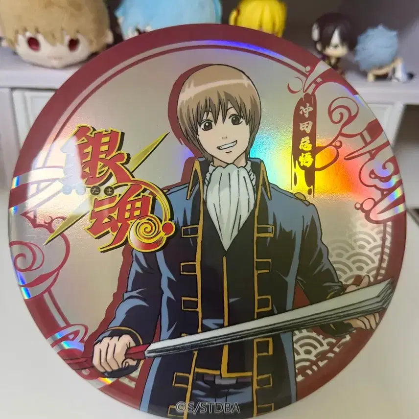 [BUNJANG] Gintama Okita Sougo Big Stand Can Badge / 은혼 오키타 소고 빅 스탠드 캔뱃지