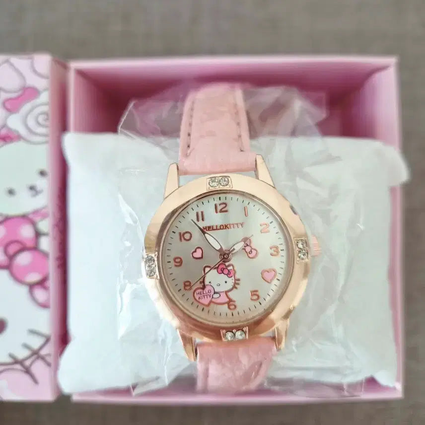 [BUNJANG] Hello Kitty Wristwatch Pink New / 헬로키티 손목 시계 핑크 새상품