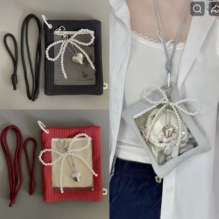 [BUNJANG] Nui Pouch Itabag Bag Black Red White / 누이 파우치 10깅 15깅 보관 가방 이타백 오시카츠 블랙 레드 빨강 검정 화이트