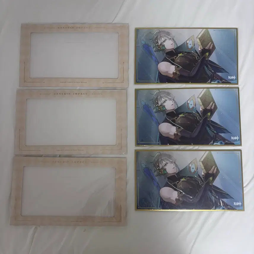 [BUNJANG] Genshin Impact Alhaitham Art Card Set / 원신 알하이탐 색지