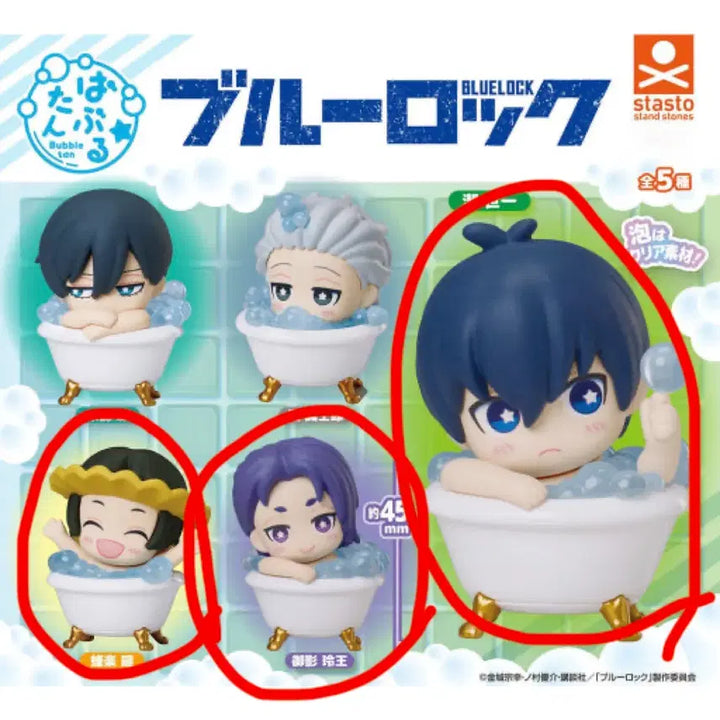 [BUNJANG] Blue Lock Gacha (Bubble Tan) Isagi, Bachira, Nagi Bundle Set / 블루록 가챠(버블탄) 이사기,바치라,레오 일괄 판매