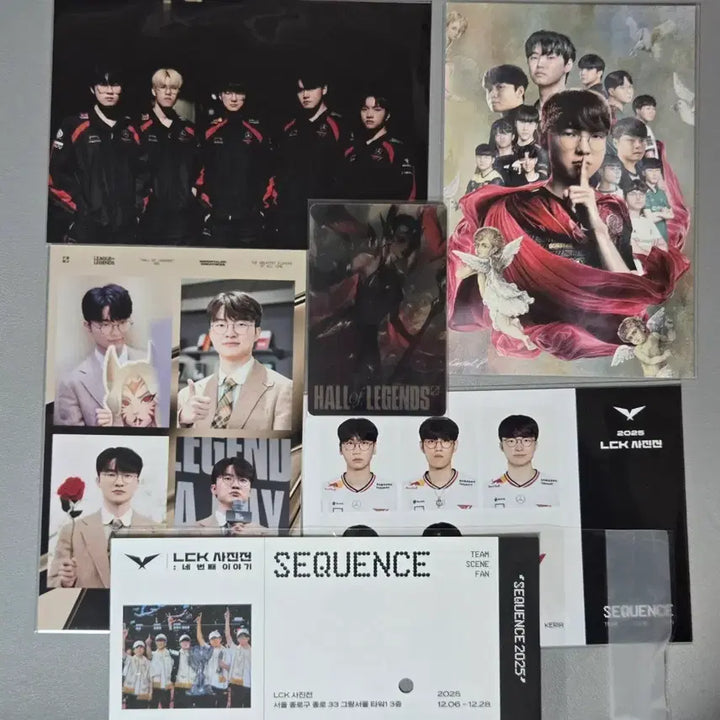 [BUNJANG] T1 Faker LCK Hall of Fame Poster Bundle Set / 티원 t1 페이커 lck 사진전 명예의 전당 등 일괄