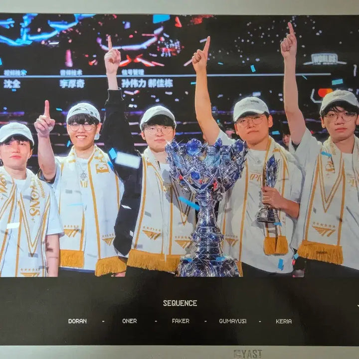 [BUNJANG] T1 Faker LCK Hall of Fame Poster Bundle Set / 티원 t1 페이커 lck 사진전 명예의 전당 등 일괄
