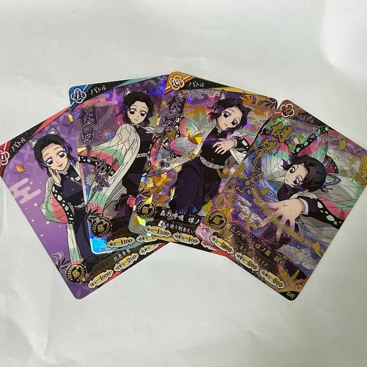 [BUNJANG] Demon Slayer: Kimetsu no Yaiba Shinobu Kochou Ichirin Battle Slash Card Set / 귀멸의칼날 시노부 일륜 배틀 슬래쉬 카드 귀칼 코쵸우 포카 파샤