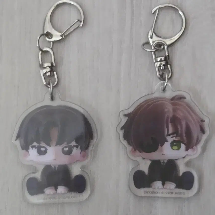 [BUNJANG] Kim Sol-eum Baek Sa-heon Acrylic Keyring / 괴출 괴담출근 팝업 김솔음 백사헌 아크릴 키링
