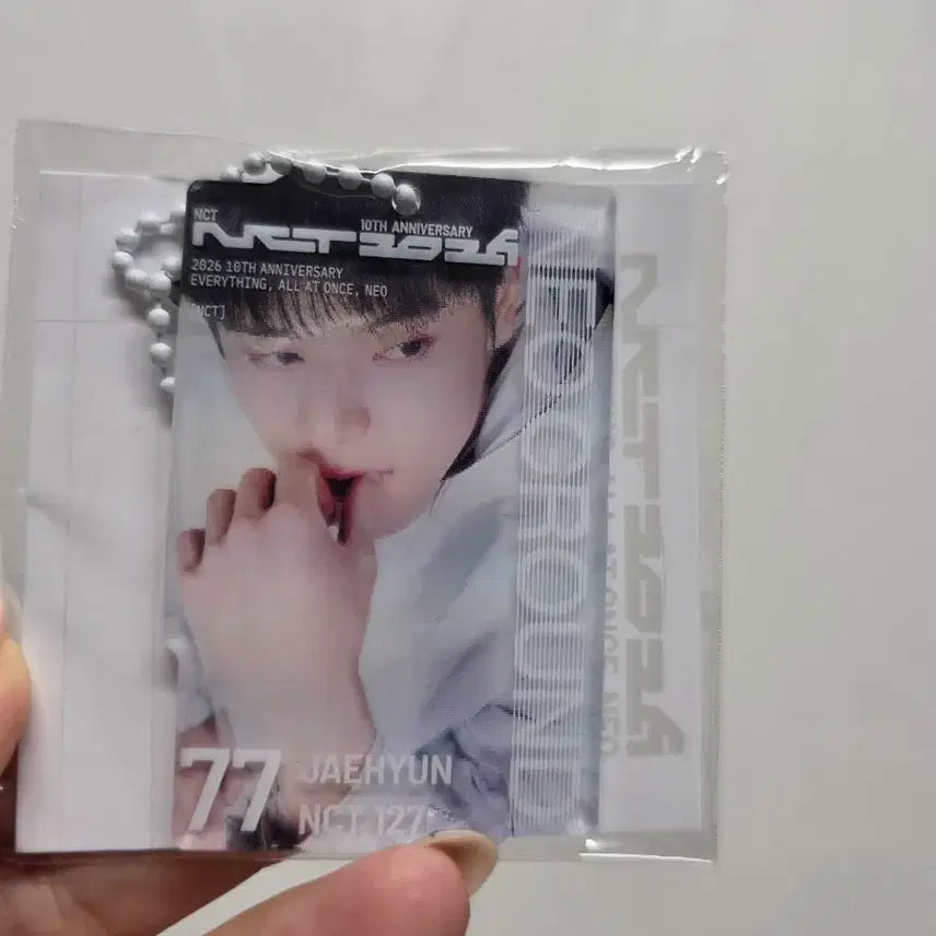 [BUNJANG] NCT 127 Jaehyun Lenticular Keychain Neo Ground / nct127 nct 엔시티 제현 렌티 렌티큘러 키링 양도 새상품 네오 그라운드