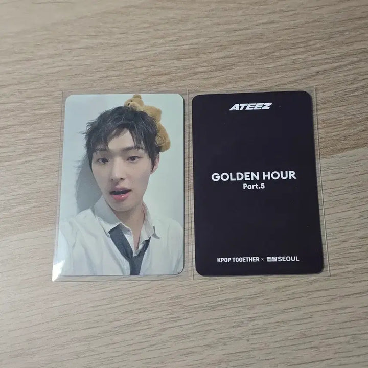 [BUNJANG] ATEEZ Mingi Mapdal POB Photocard / [급처]에이티즈 민기 골든아워5 맵달 미공포 특전 포카