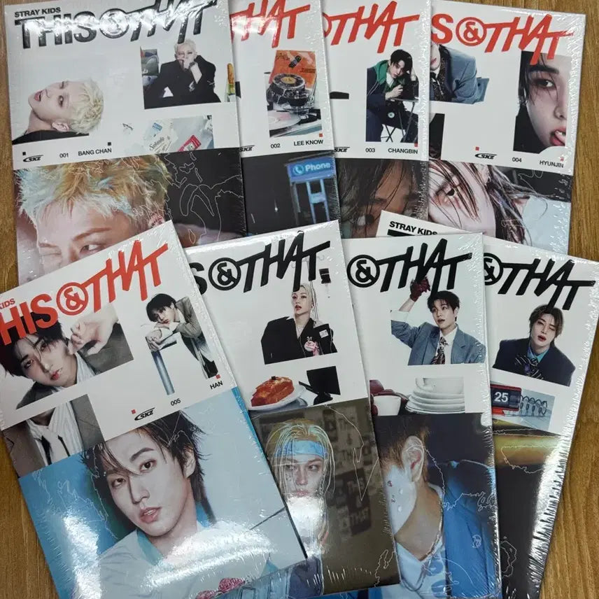 [BUNJANG] Stray Kids SKZ THIS MAN, THAT WOMAN Album Set (8 CDs) / (현물) 스트레이키즈 스키즈 skz 디스앤댓 앤버전 미개봉 앨범 1세트